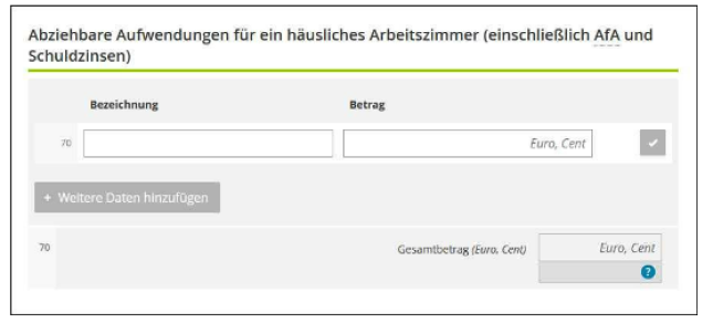 Arbeitszimmer als Selbstständiger in der Steuer absetzen